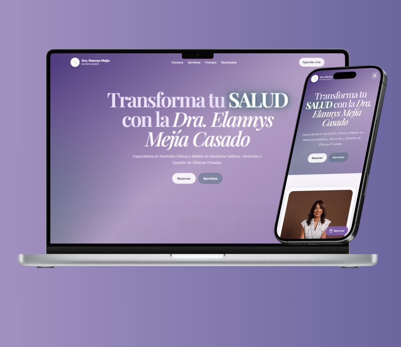 Web Dra. Elannys Mejía Casado (NUTRICLINICC)